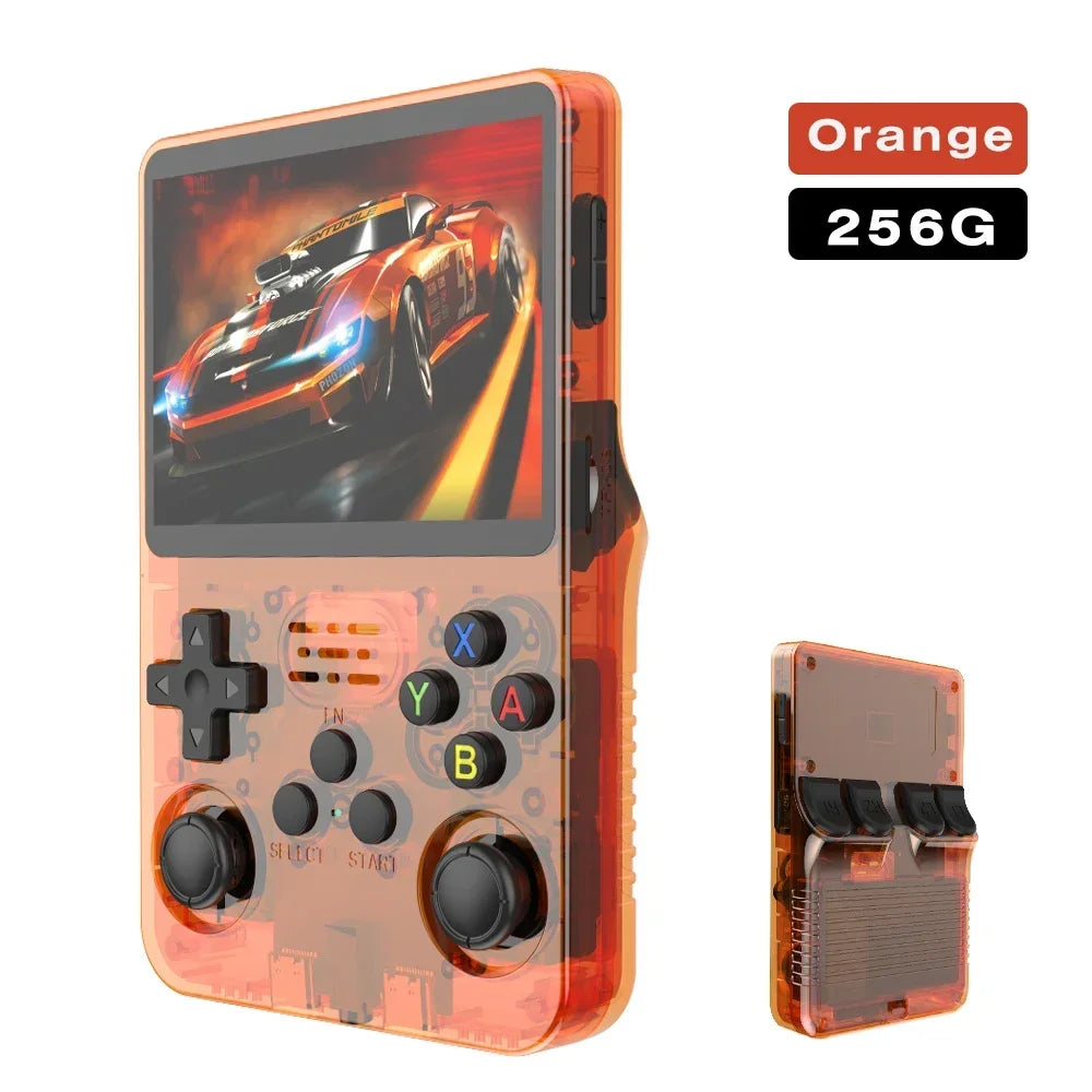 R36S Retro Handheld Video Game Console ARKOS System 3.5 Inch IPS Screen Classic Portable Pocket Video Player 128G Games Boy Gift