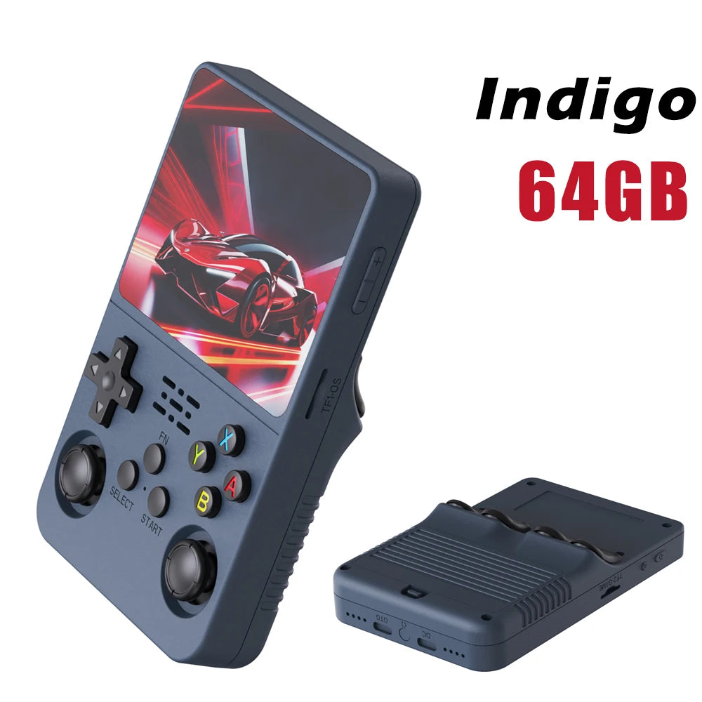 R36S Retro Handheld Video Game Console ARKOS System 3.5 Inch IPS Screen Classic Portable Pocket Video Player 128G Games Boy Gift