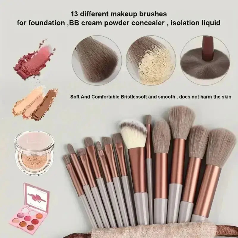 Makeup Brush Set Soft Fluffy Professiona Cosmetic Foundation Powder Eyeshadow Kabuki Blending Make Up Brush Beauty Tool Makeup Hint at Urgency or Exclusivity