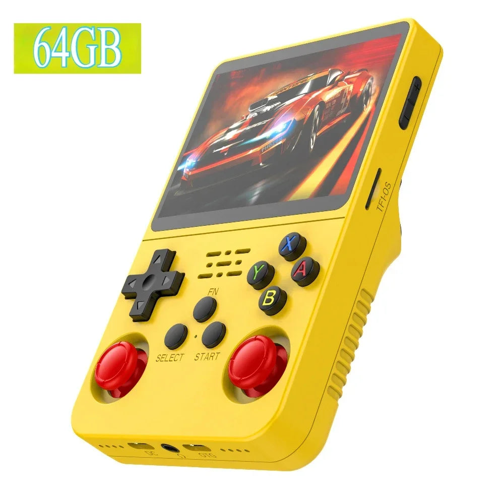 R36S Retro Handheld Video Game Console ARKOS System 3.5 Inch IPS Screen Classic Portable Pocket Video Player 128G Games Boy Gift