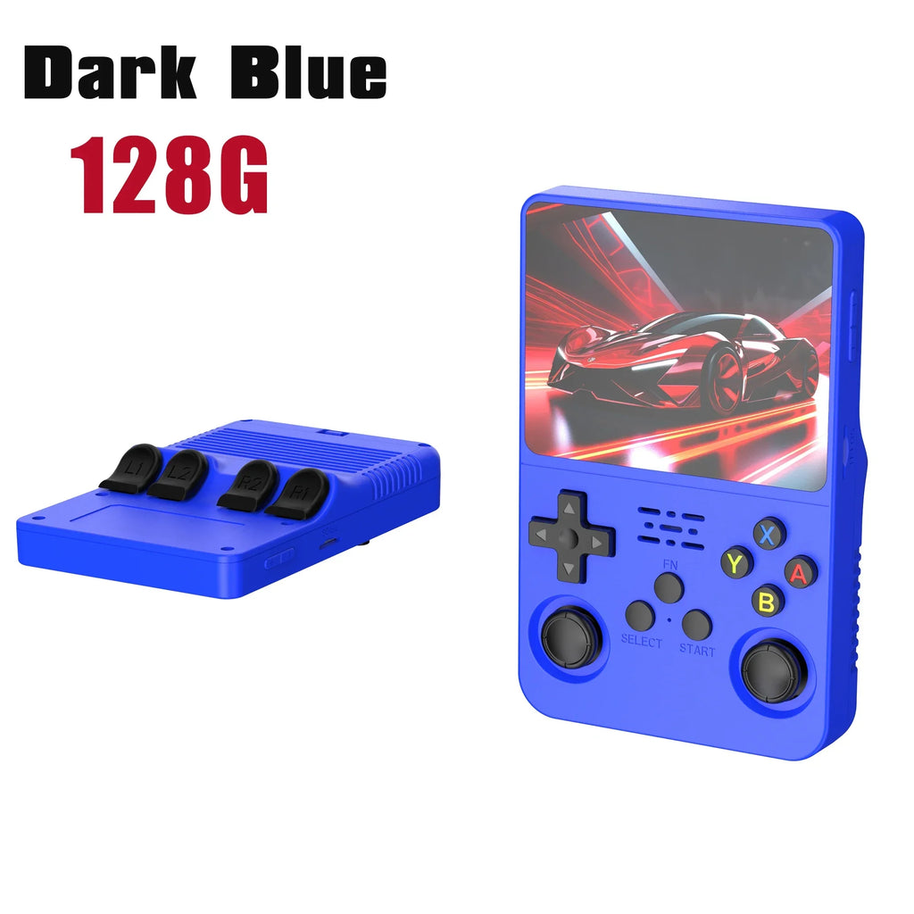 R36S Retro Handheld Video Game Console ARKOS System 3.5 Inch IPS Screen Classic Portable Pocket Video Player 128G Games Boy Gift