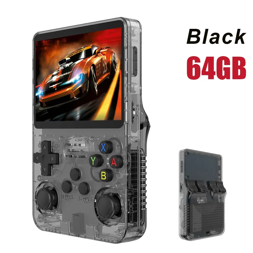 ARKOS R36S Retro Handheld Game Console Linux System 3.5-inch IPS Screen Video Player 64GB/128GB Portable Handheld Game Console