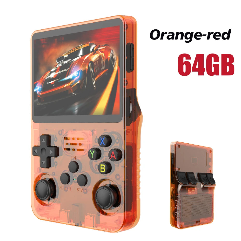 ARKOS R36S Retro Handheld Game Console Linux System 3.5-inch IPS Screen Video Player 64GB/128GB Portable Handheld Game Console