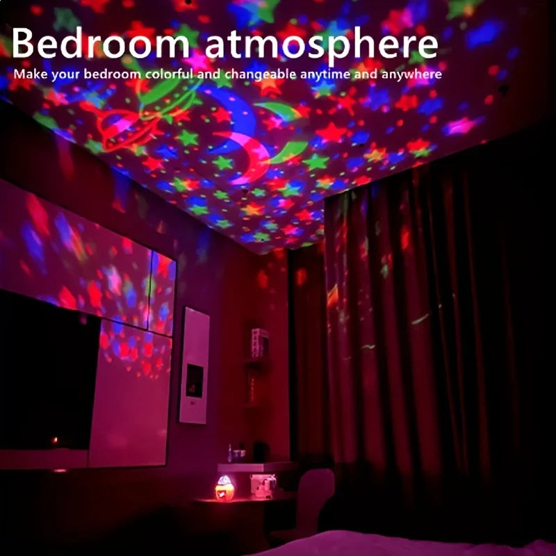 LED Star Galaxy Projector NightLights Starry Sky Projector Christmas Lighting 5V USB Room Bedroom Home Decoration