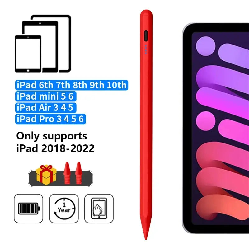 For Apple Pencil 2 iPad Pen Palm Rejection Stylus Pen for iPad Pro Mini 6 Air 2022 2021 2020 2019 2018 for Apple Pen iPad Pencil Hint at Urgency or Exclusivity