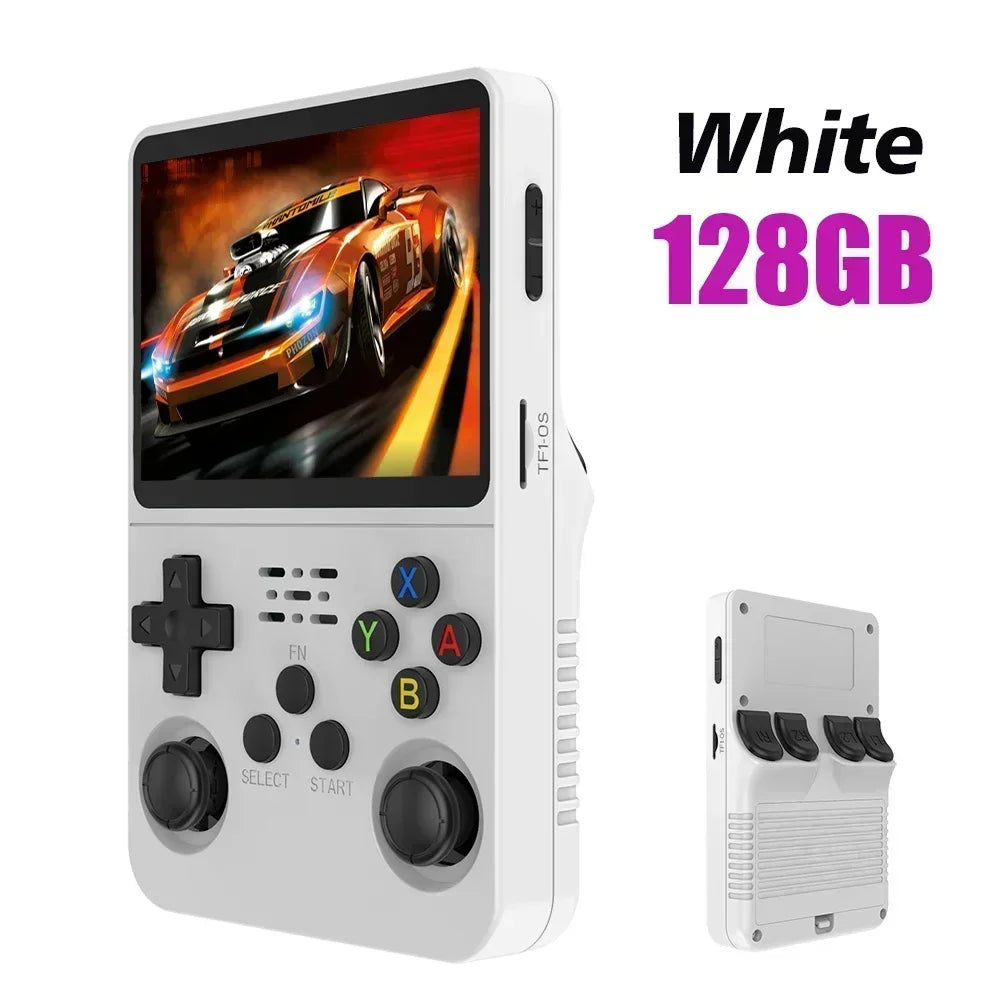 R36S Retro Handheld Video Game Console ARKOS System 3.5 Inch IPS Screen Classic Portable Pocket Video Player 128G Games Boy Gift