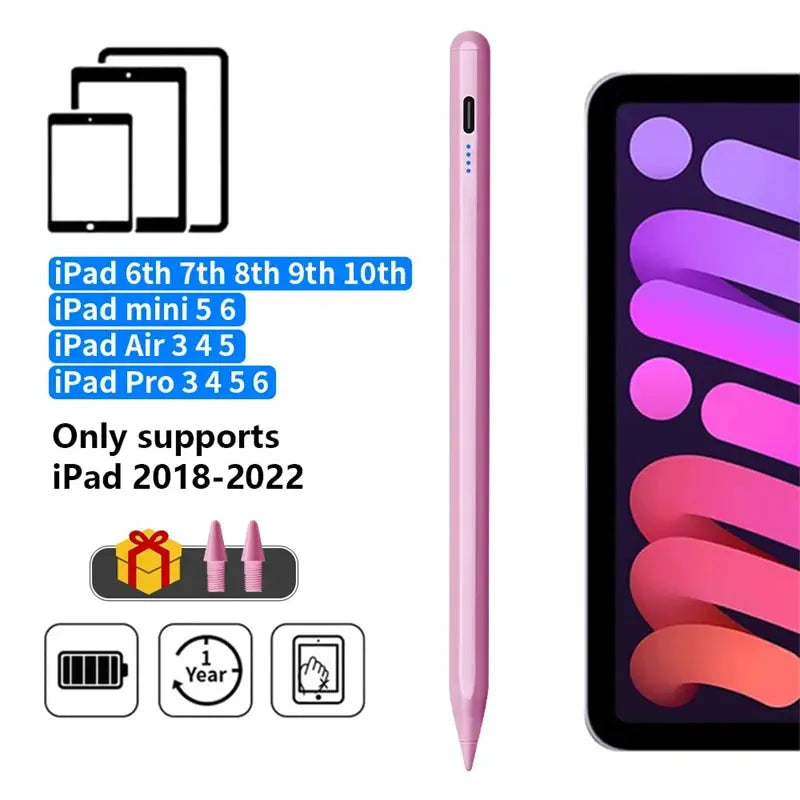 For Apple Pencil 2 iPad Pen Palm Rejection Stylus Pen for iPad Pro Mini 6 Air 2022 2021 2020 2019 2018 for Apple Pen iPad Pencil Hint at Urgency or Exclusivity