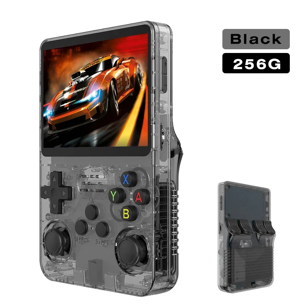 R36S Retro Handheld Video Game Console ARKOS System 3.5 Inch IPS Screen Classic Portable Pocket Video Player 128G Games Boy Gift