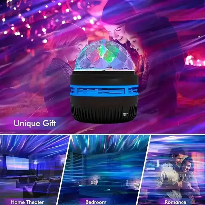 LED Star Galaxy Projector NightLights Starry Sky Projector Christmas Lighting 5V USB Room Bedroom Home Decoration