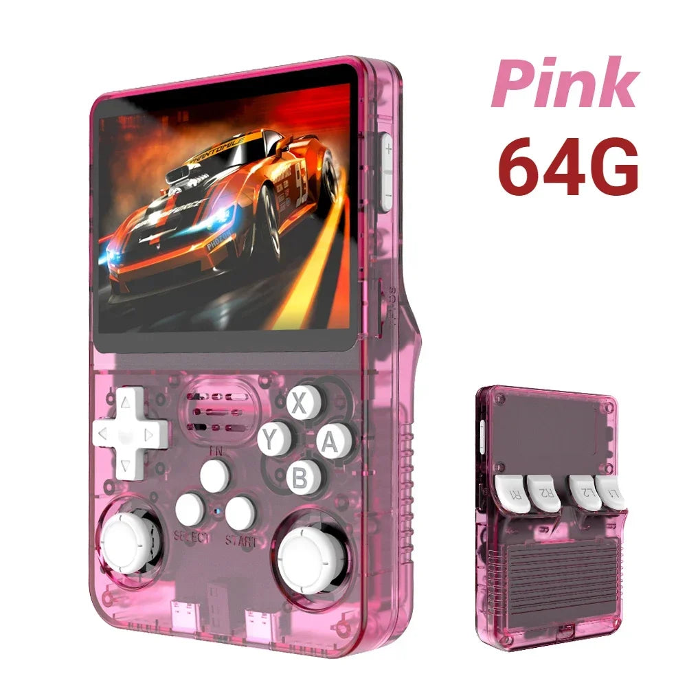 R36S Retro Handheld Video Game Console ARKOS System 3.5 Inch IPS Screen Classic Portable Pocket Video Player 128G Games Boy Gift